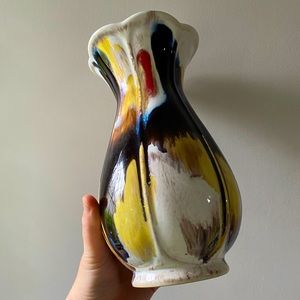 Vintage large West German Pottery vase